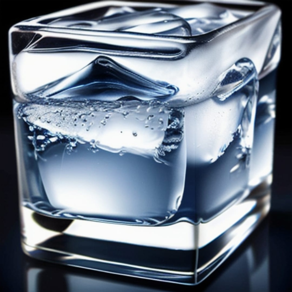 ثلج المكعبات 2.5×2.5×2.5 لانتاج ثلج مكعبات 50 جرام 